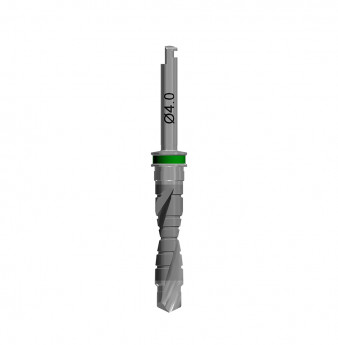 Step drill 4\3.5mm, external irrigation (green)