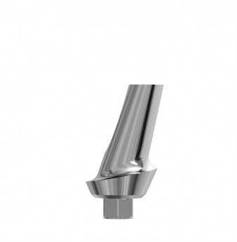 Wide esthetic 15 angulated abutment internal hex. 1mm