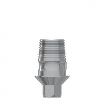 Ti Base h. 4mm with hex., int. hex., NP